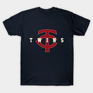 Minnesota Twins 3 by Buck Tee T-Shirt